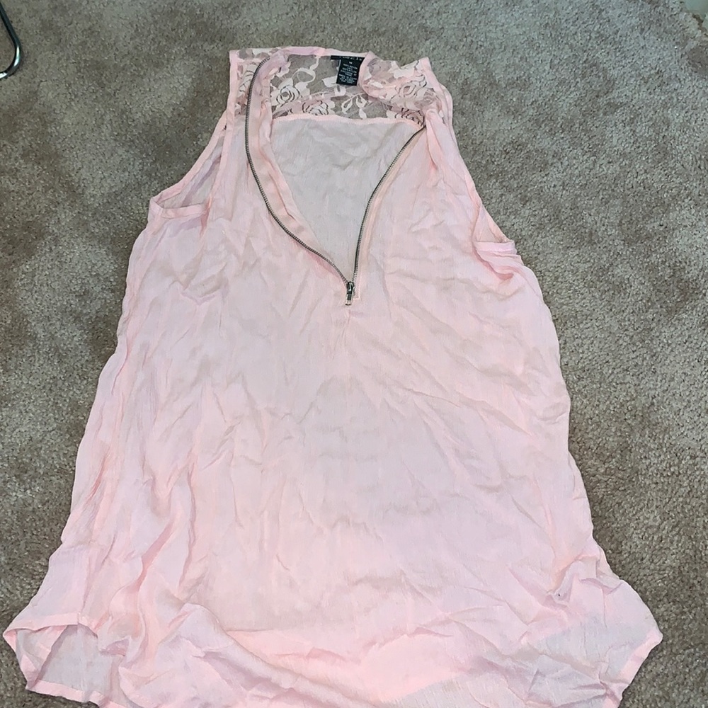 Rue21 lace detail tank top